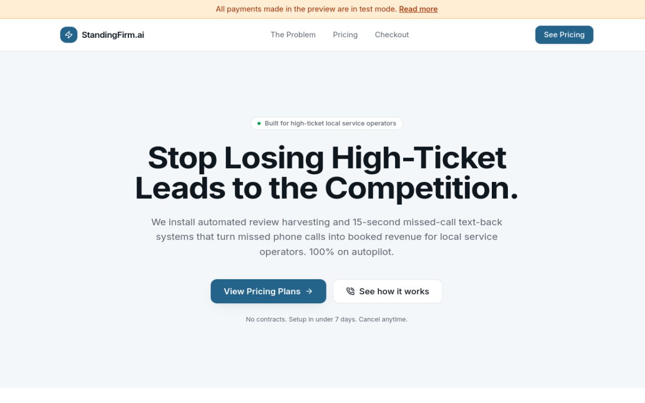 Revenue Boost Stack homepage preview